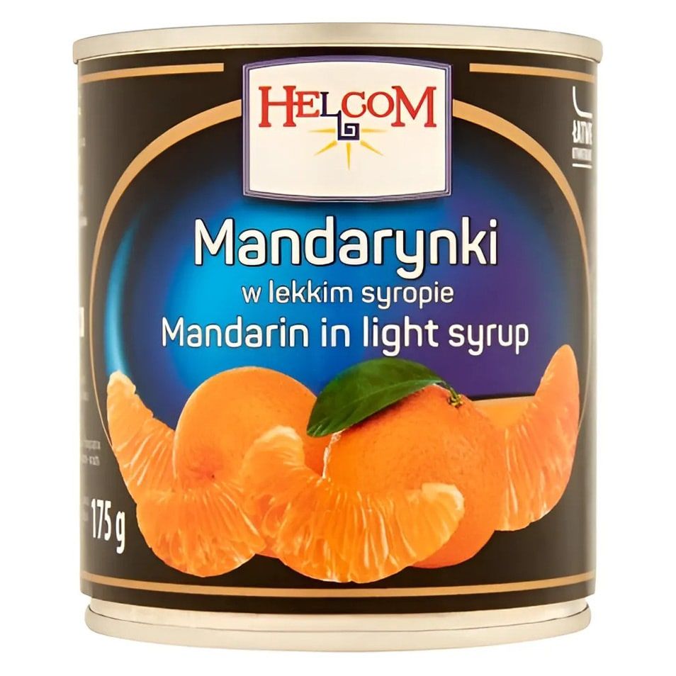 Mandarynki segmenty w syropie Helcom 312/175g widok 1