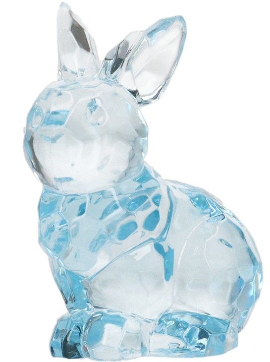 Figurka zając akrylowy 6,5cm WN26 widok 2