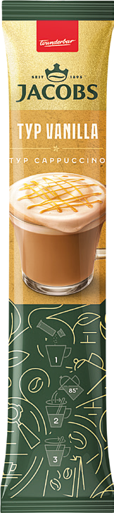 Kawa cappuccino vanilla Jacobs 12g widok 1