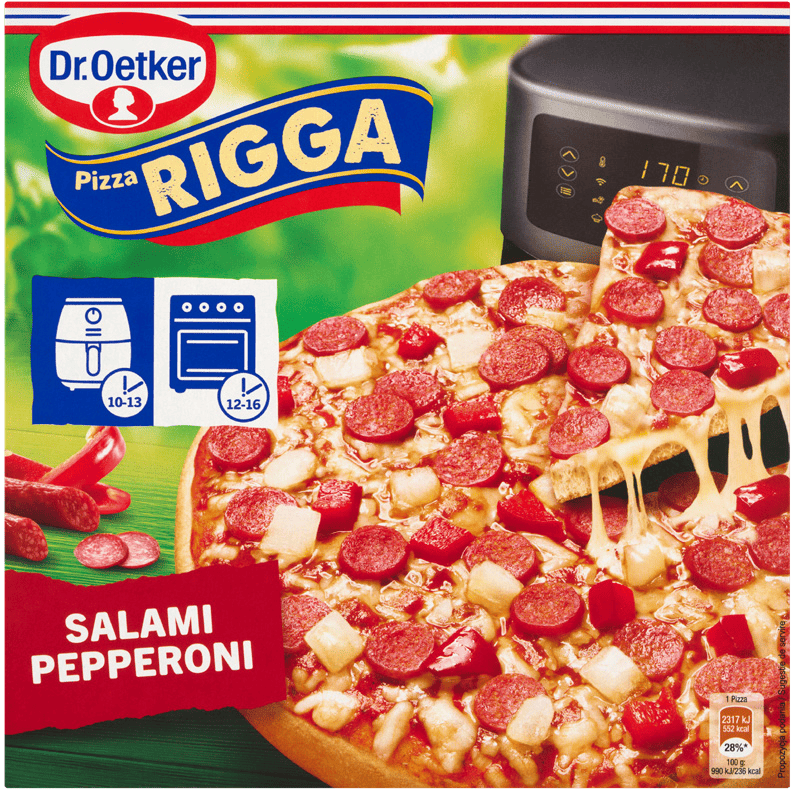 Pizza Rigga salami pepperoni Dr. Oetker 234g widok 1