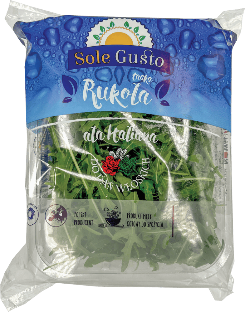 Sałaty rukola/roszp/szpinak 100g mix widok główny