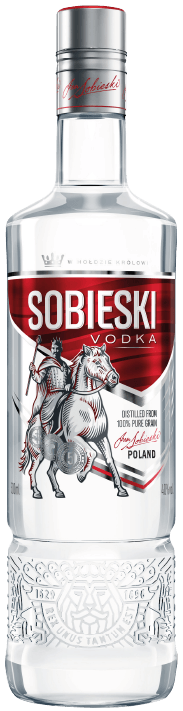 Wódka Sobieski 0,5l 40% widok 2