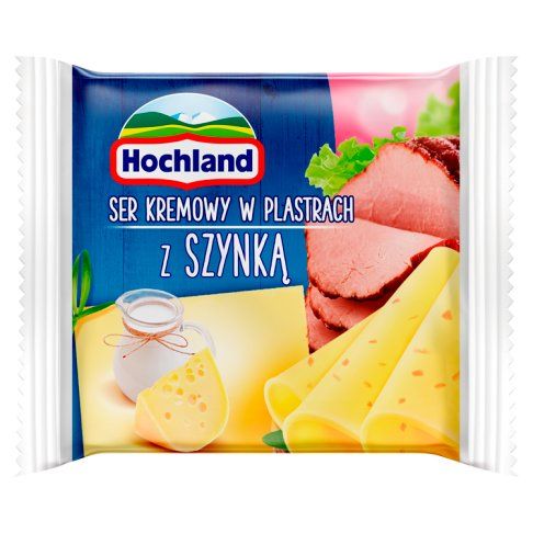 Ser topiony z szynką Hochland plastry 130g widok 4