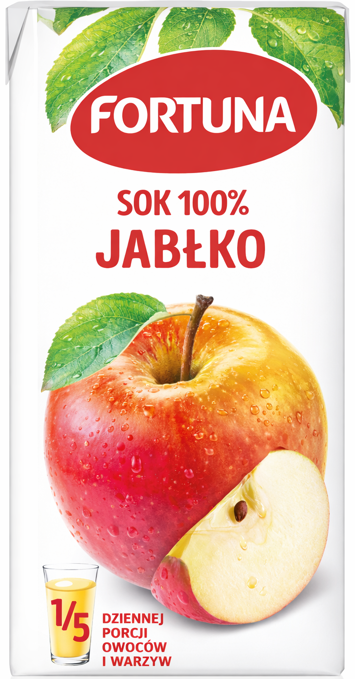 Sok jabłkowy Fortuna 200ml widok główny