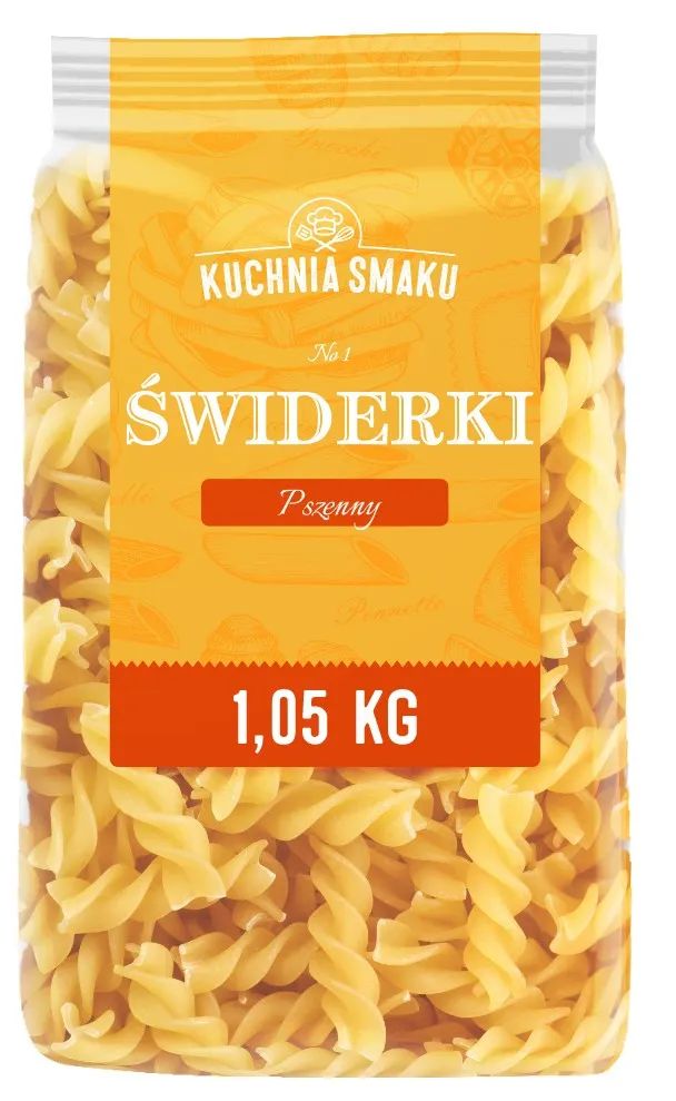 Makaron pszenny świderki Kuchnia Smaku 1,05kg widok 1