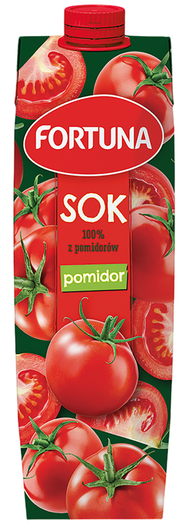 Sok z pomidorów Fortuna 1l widok 1