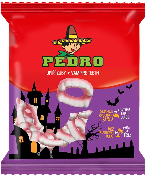 Żelki vampire teeth Pedro 200g widok 1