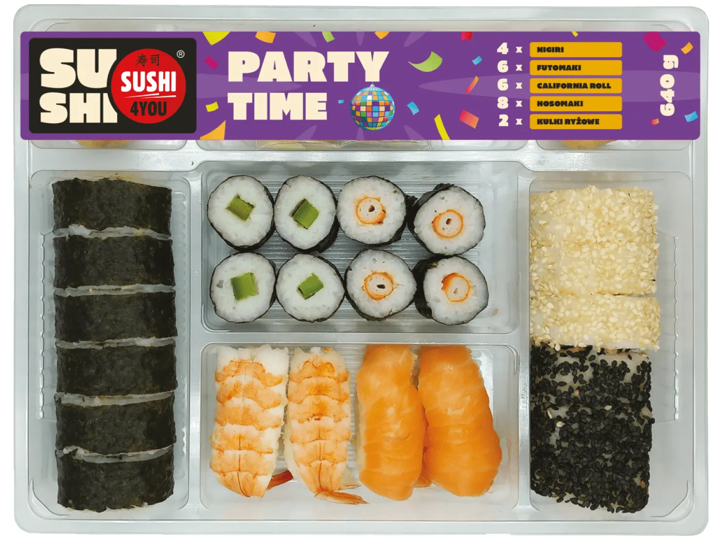 Sushi party set Sushi4you 640g widok 1