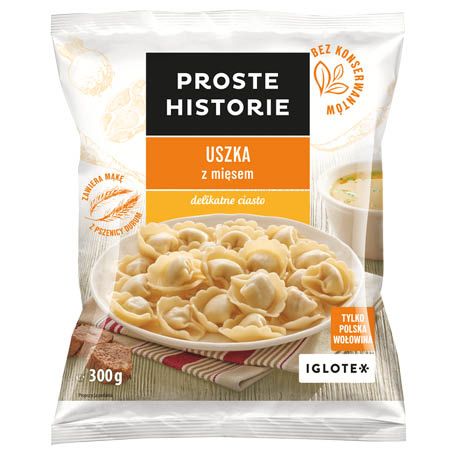 Uszka z mięsem/grzybami Proste Historie 300g mix widok 1