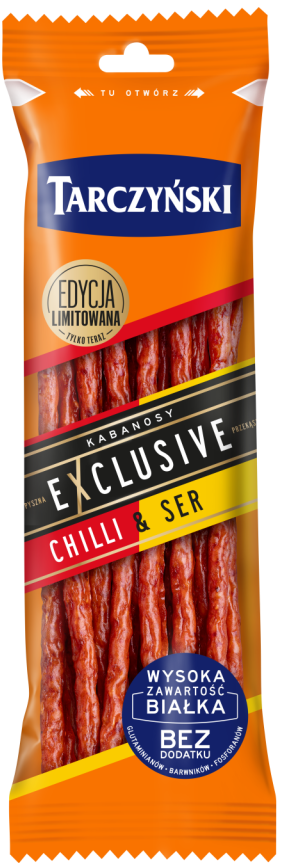 Kabanosy exclusive chilli ser Tarczyński 90g widok 1