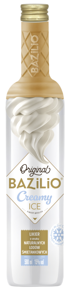 Likier lody śmietankowe Bazilio 0,5l 15% widok 1