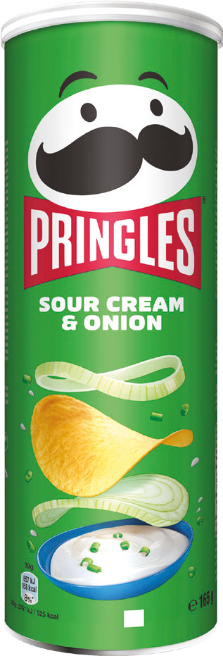 Chipsy Pringles sour cream&onion 165g widok główny