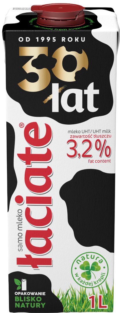 Mleko UHT 3,2% Łaciate 1l widok główny