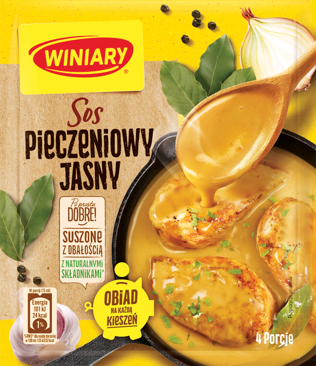 Sos pieczeniowy jasny Winiary 27g widok 1