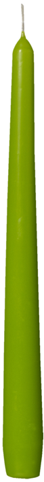 Świeca szpica zielona Bolsius 25cm 7,5h widok 1