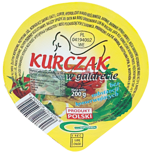 Kurczak w galarecie Gwarek 200g widok 1