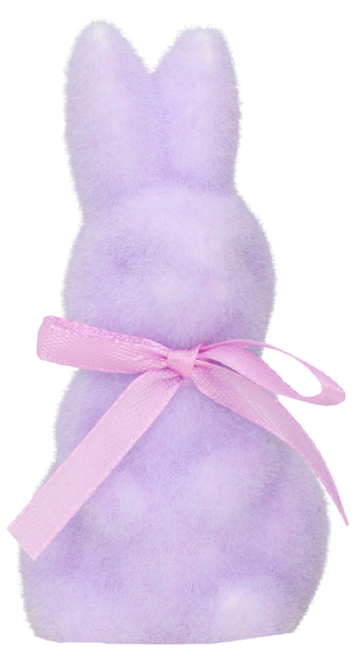 Figurka zając flokowany 10cm WN26 widok 1