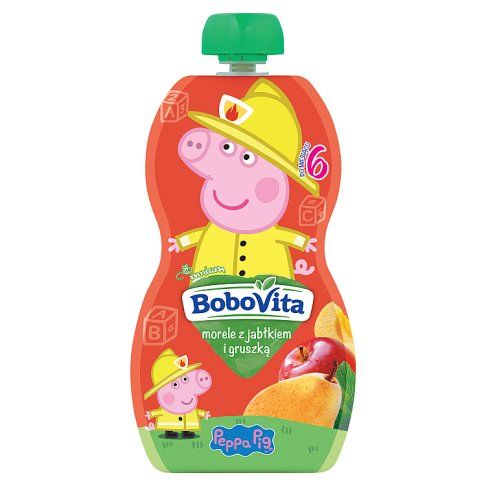 Deser w tubce mor. jabł. gru. Peppa Bobovita 100g widok 2