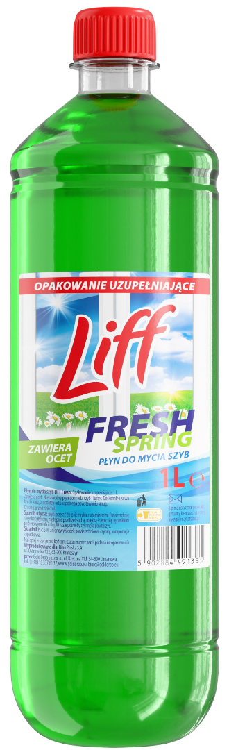 Płyn do mycia szyb Liff zapas 1l widok 1