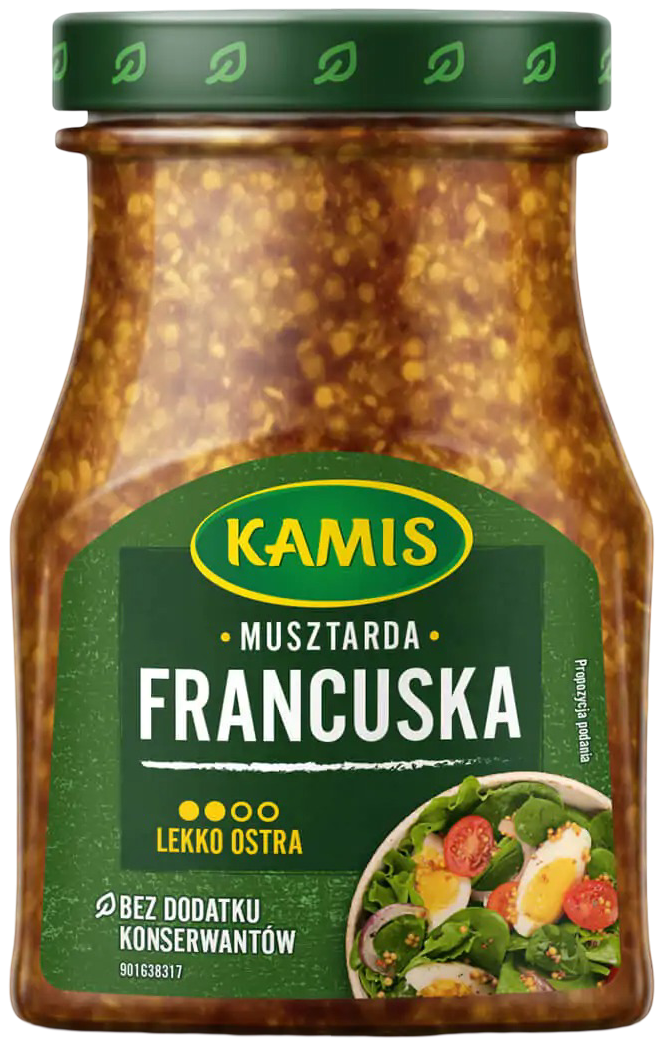 Musztarda francuska Kamis 185g widok 1