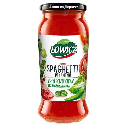 Sos do spaghetti pikantny Łowicz 500g widok 1