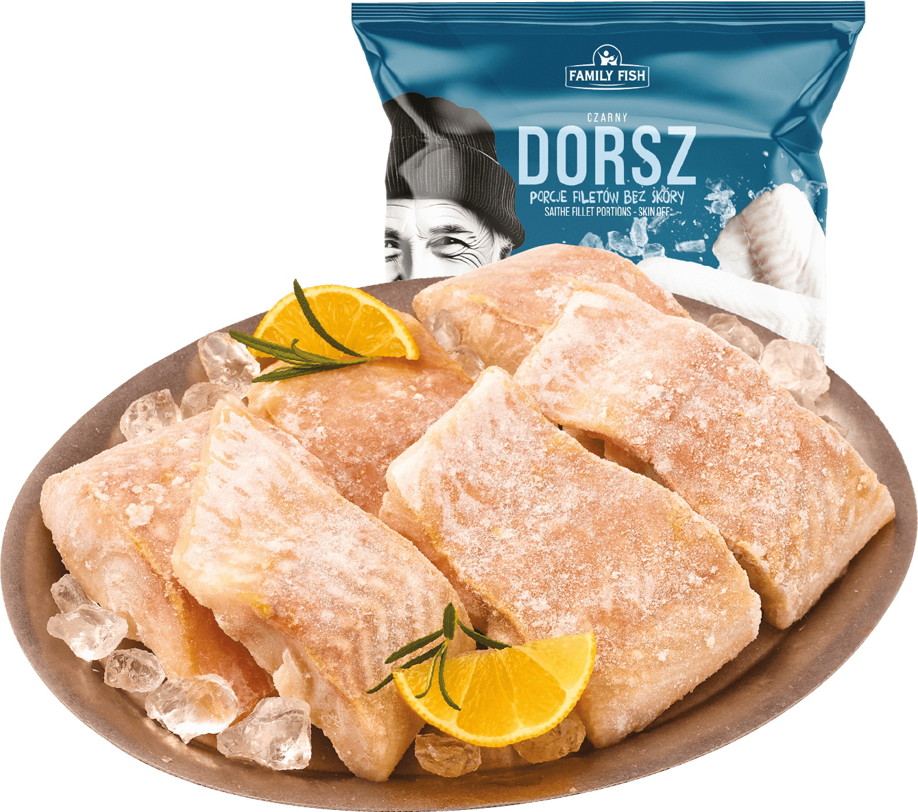 Dorsz czarny filet Nord Capital 790/750g widok główny 