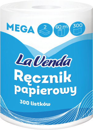 Ręcznik pap. Mega Lavenda A1 2w 300l 60m widok główny