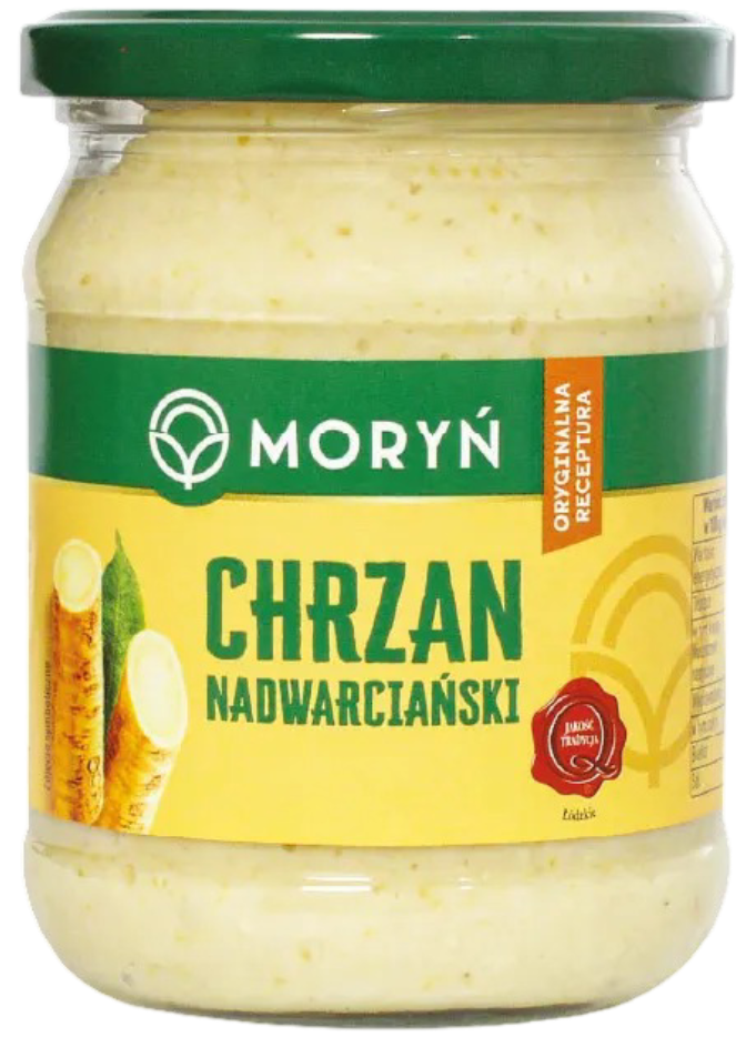 Chrzan nadwarciański Moryń 480g widok główny 