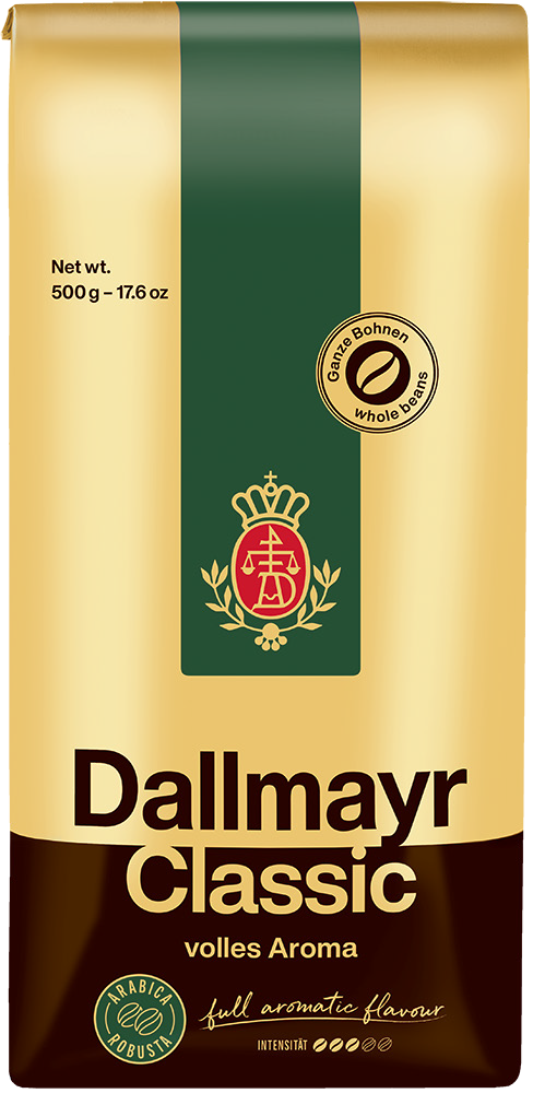 Kawa ziarnista Dallmayr Classic 500g widok główny