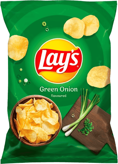 Chipsy zielona cebulka Lay's 40g widok główny