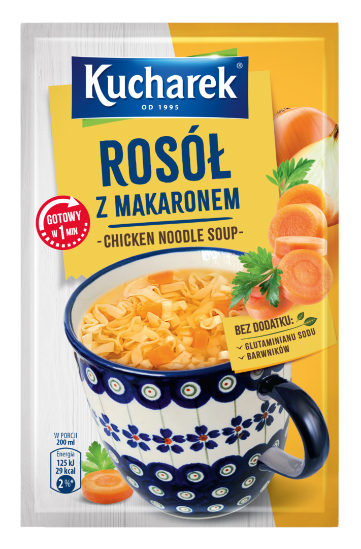 Zupa kubek rosół z makaronem Kucharek 10g widok 1