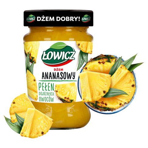 Dżem ananasowy Łowicz 280g widok 3