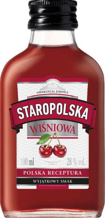 Likier Staropolska wiśniowa 100ml 28% widok główny