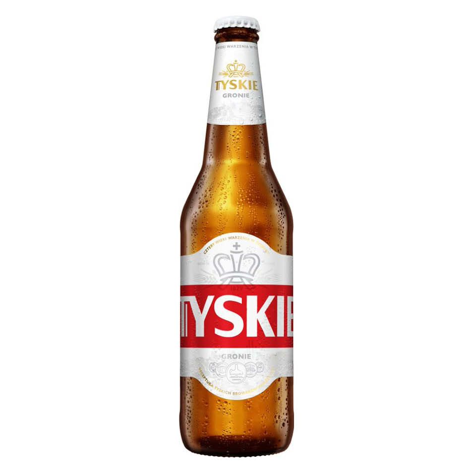 Piwo Tyskie gronie 0,65l 5,2% but. bzzw. widok 1
