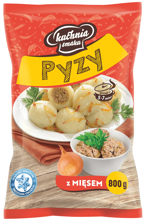 Pyzy z mięsem Kuchnia Smaku 800g widok główny