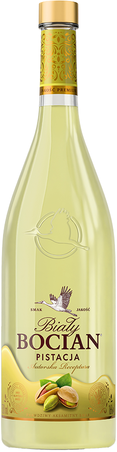 Likier Biały Bocian pistacja 0,5l 16% widok 1