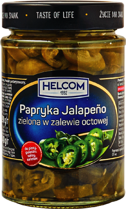Papryka jalapeno Helcom 290/140g mix widok główny 