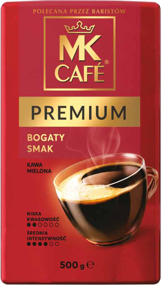 Kawa mielona MK Cafe Premium 500g widok główny