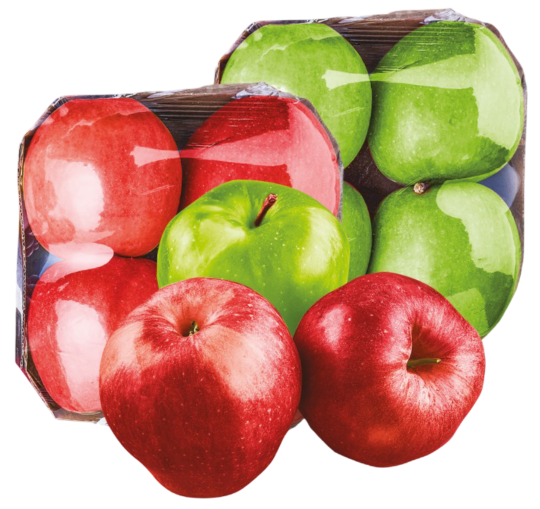 Jabłko tacka widok 1