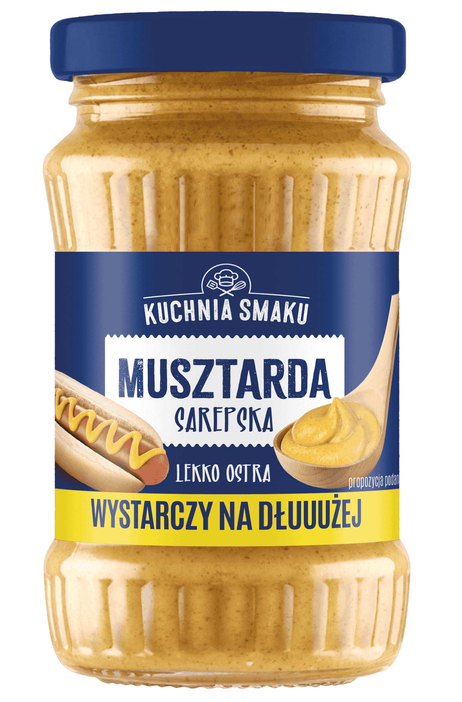 Musztarda sarepska XXL Kuchnia Smaku 335g widok główny