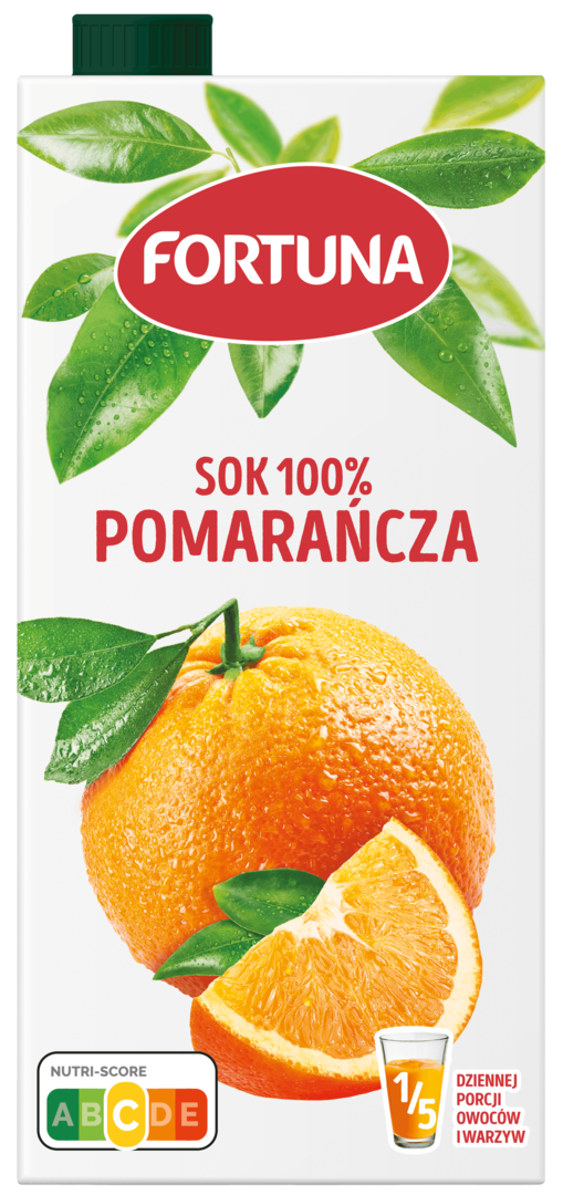 Sok pomarańczowy Fortuna 2l widok 1