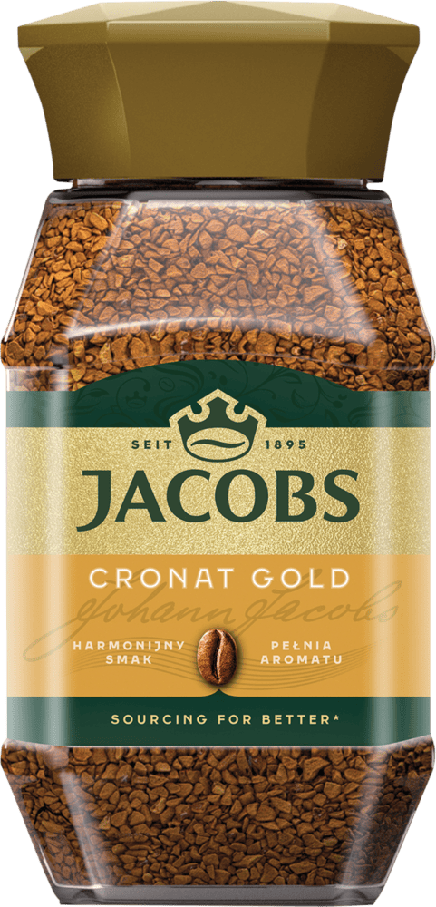 Kawa rozpuszczalna Jacobs Cronat Gold 200g widok główny