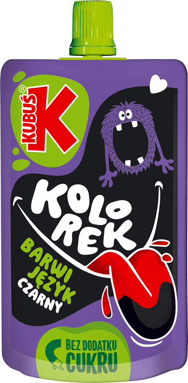 Mus pitaja kolorek czarny Kubuś 100g widok 1