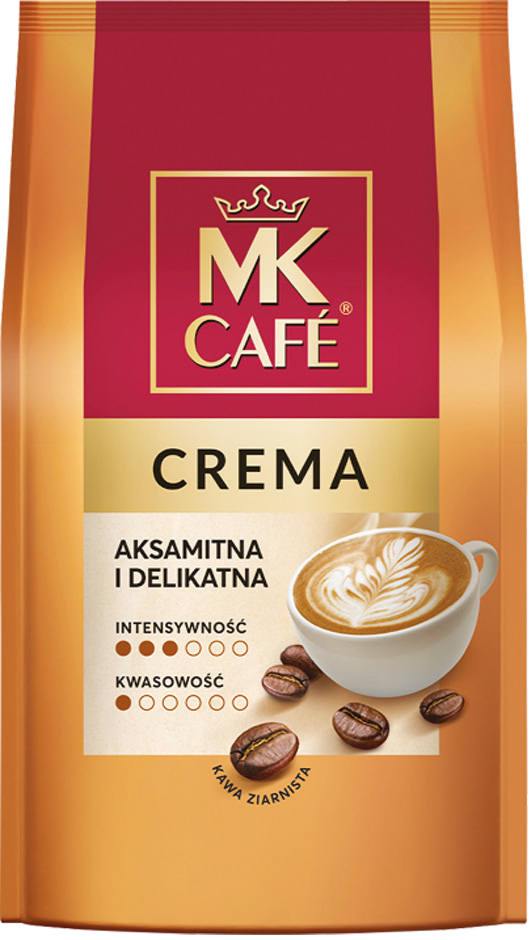 Kawa ziarnista MK Cafe Crema 1kg widok główny 