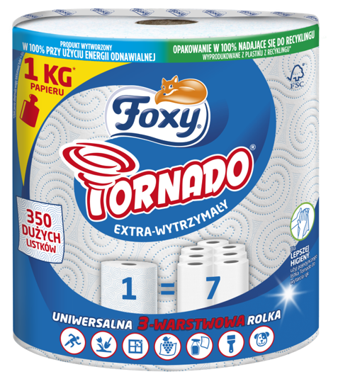 Ręcznik pap. Foxy tornado A1 3w 350l 82,25m widok 1