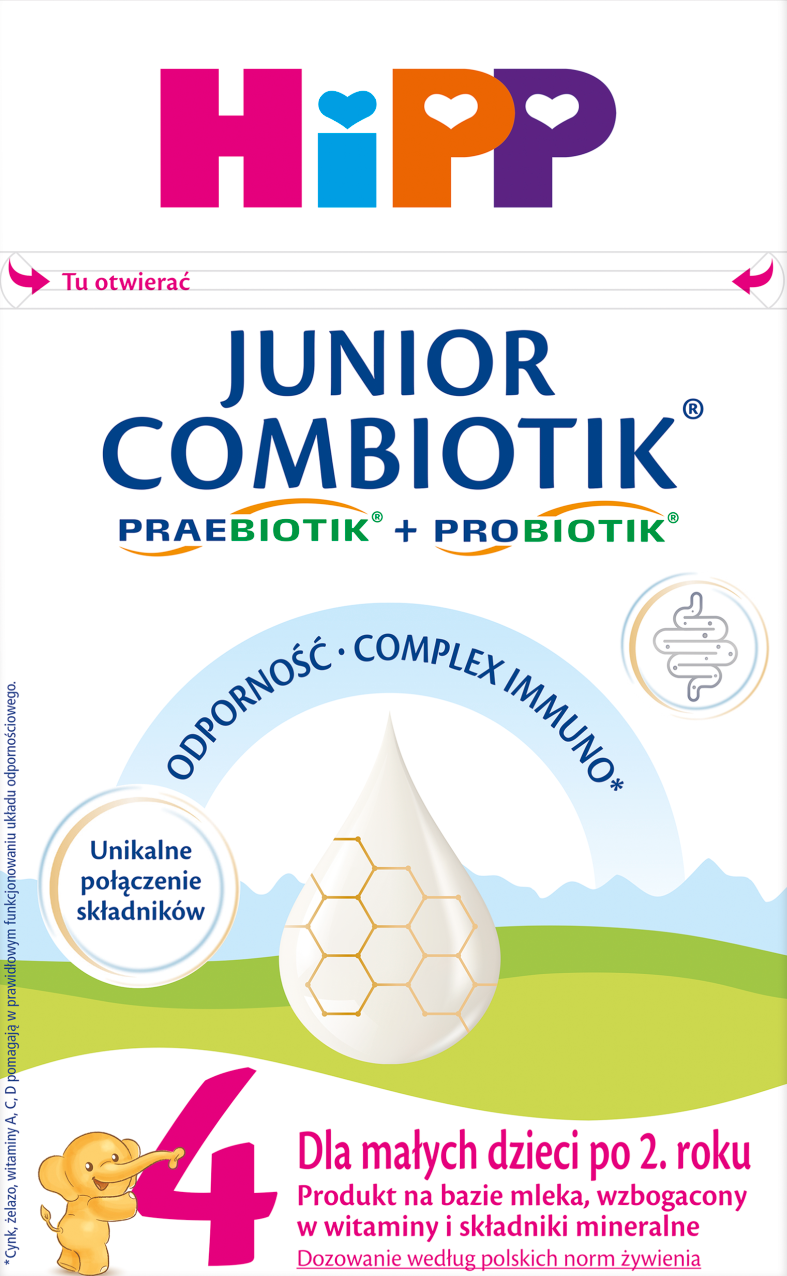 Mleko Bio Combiotik 4 Hipp 550g widok 1