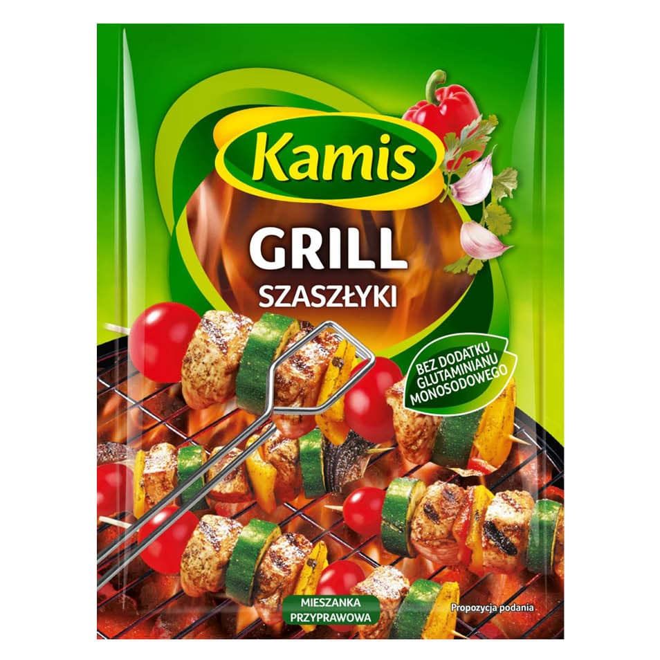 Przyprawa do szaszłyków z grilla Kamis 20g widok 1