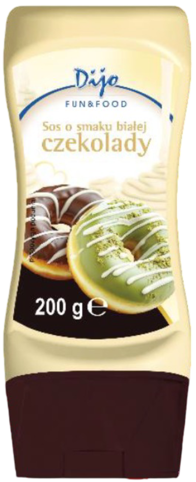 Sos do lodów biała czekolada Dijo 200g widok 1