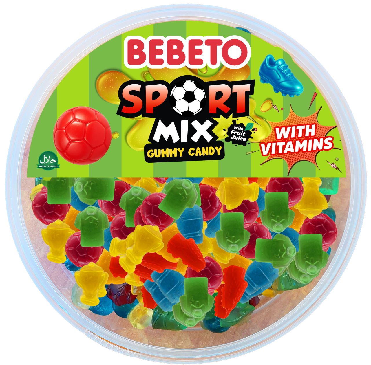Żelki sport mix Bebeto 600g widok 1