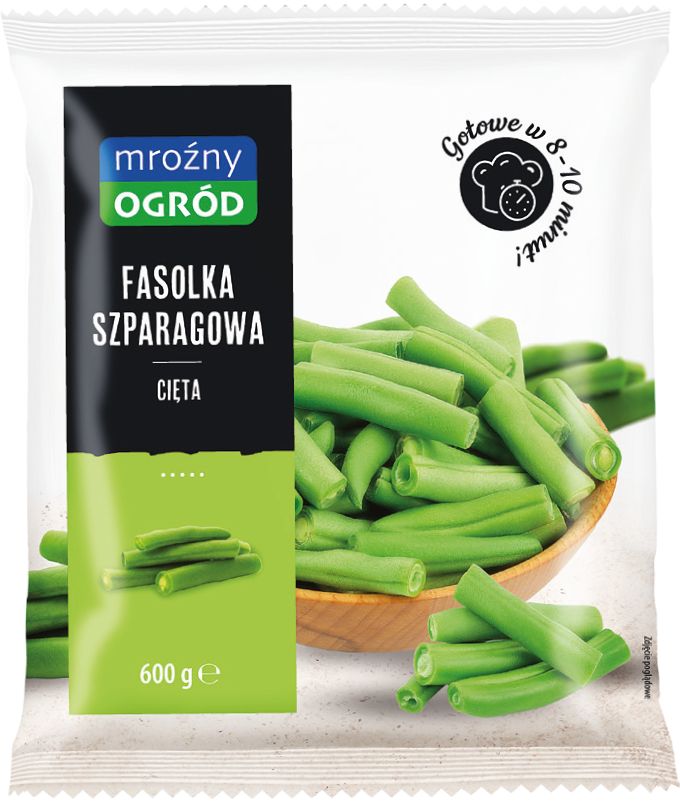 Fasolka szparagowa cięta Mroźny Ogród 600g widok główny 